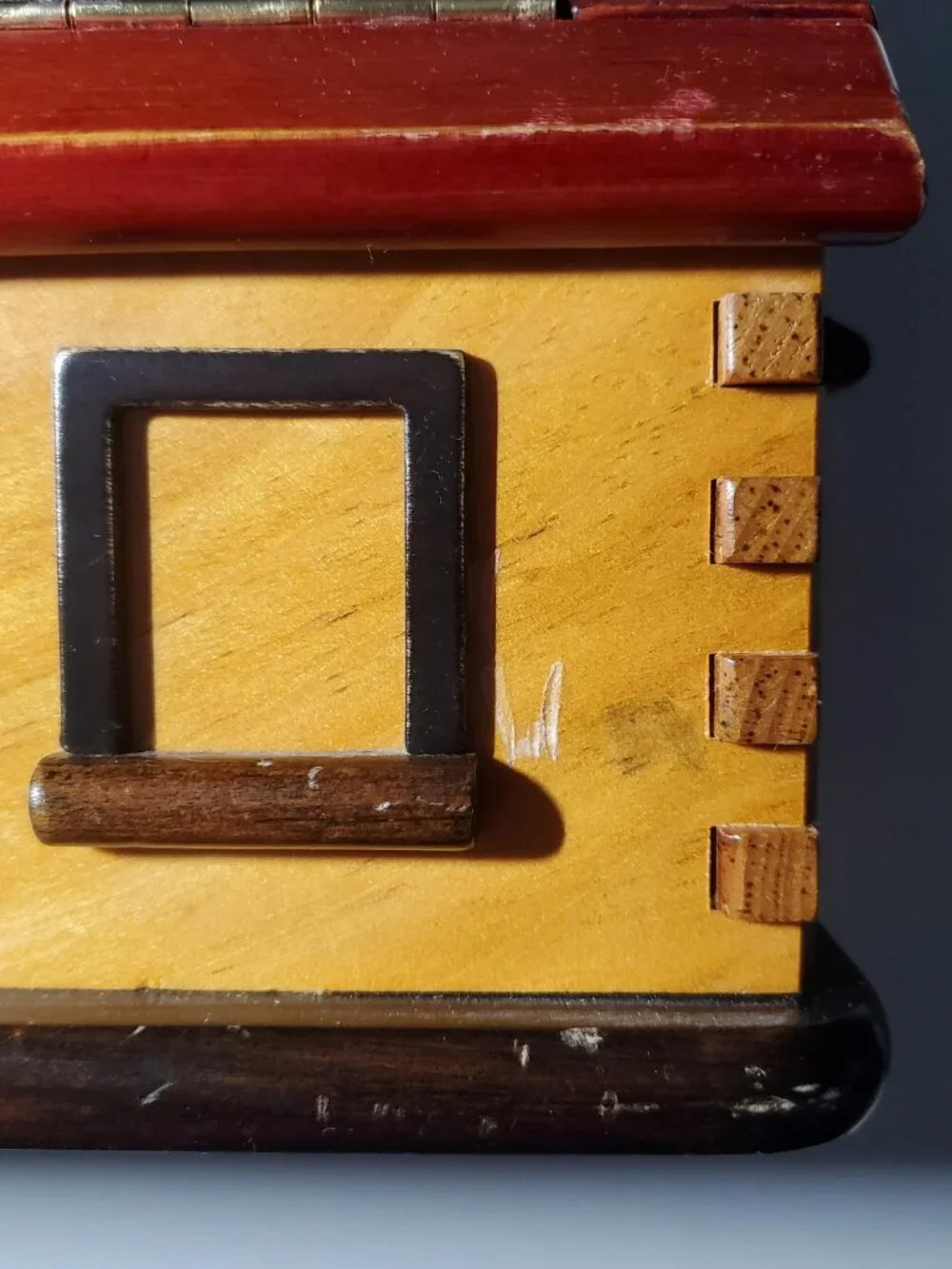 Wood House Jewelry Box - shipping included